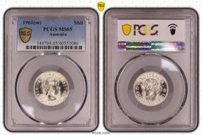 1961(m) Shil MS65