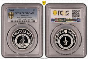2003 $2 Port Phillip Pattern PR70DCAM