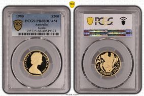 1980 $200 Koala PR68DCAM