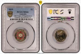 2019 $2 100 Years of Repatriation Colorized MS66