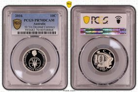 2016 10C 50 Yrs Decimal Currency PR70DCAM