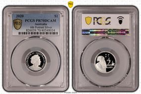 2020 $2 6th Portrait Silver PR70DCAM