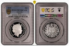 2019 50C Silver PR70DCAM