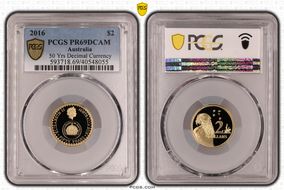 2016 $2 50 Yrs Decimal Currency PR69DCAM