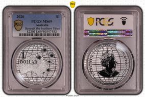 2020 $1 Beneath the Southern Skies MS69