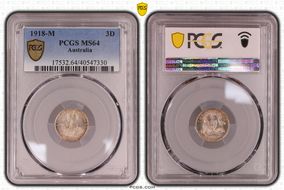 1918-M 3D MS64