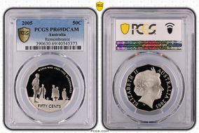 2005 50C Remembrance PR69DCAM