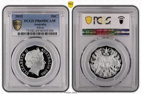 2015 50C Silver PR69DCAM