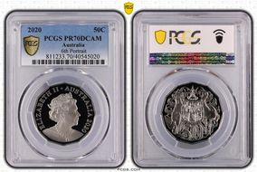 2020 50C 6th Portrait PR70DCAM