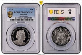 2020 50C 6th Portrait PR69DCAM