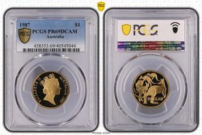 1987 $1 PR69DCAM