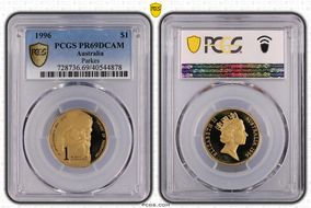 1996 $1 Parkes PR69DCAM