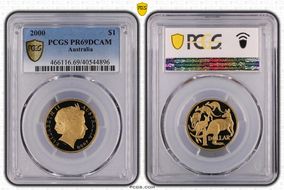 2000 $1 PR69DCAM