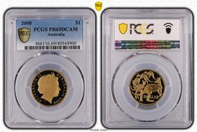 2000 $1 PR69DCAM