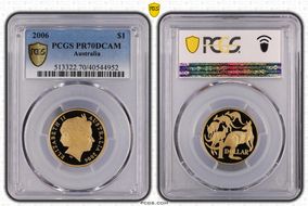 2006 $1 PR70DCAM