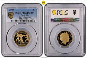 2007 $1 Surf Lifesaving PR69DCAM