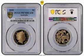 2010 $1 PR70DCAM