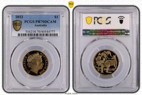 2013 $1 PR70DCAM