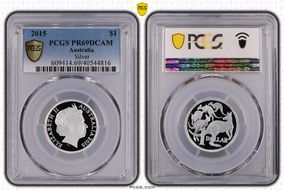 2015 $1 Silver PR69DCAM