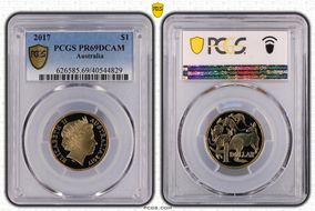 2017 $1 PR69DCAM