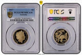 2017 $1 PR70DCAM