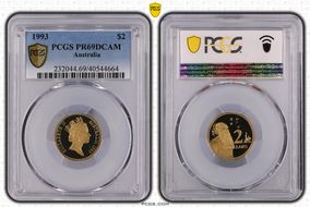 1993 $2 PR69DCAM