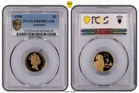 1998 $2 PR69DCAM