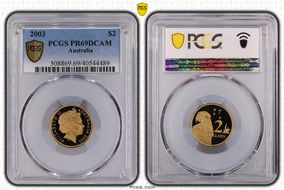 2003 $2 PR69DCAM