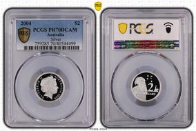 2004 $2 Silver PR70DCAM