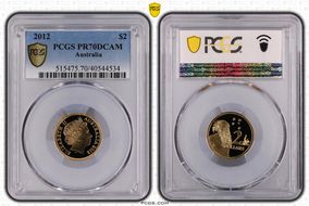 2012 $2 PR70DCAM
