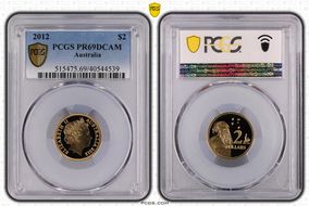 2012 $2 PR69DCAM