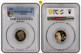 2015 $2 PR69DCAM