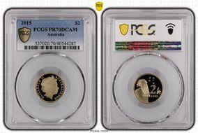 2015 $2 PR70DCAM