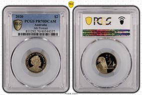 2020 $2 6th Portrait PR70DCAM