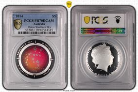 2014 $5 Orion Southern Sky Colorized PR70DCAM