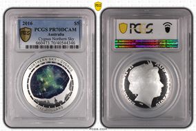 2016 $5 Cygnus Northern Sky  PR70DCAM