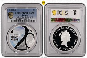 2009-P $1 Fall of the Berlin Wall PR70DCAM