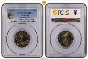 2019 $1 Waratah Privy MS67