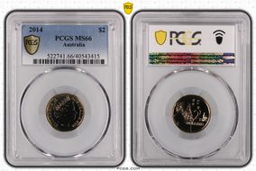 2014 $2 MS66