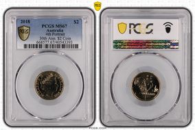 2018 $2 4th Portrait MS67