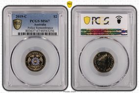 2019-C $2 Police Remembrance Colorized MS67