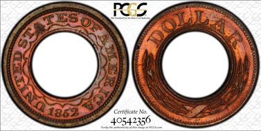 1852 $1 J-147 PR66RB