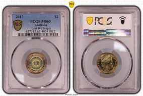 2017 $2 Lest We Forget Colorized MS65