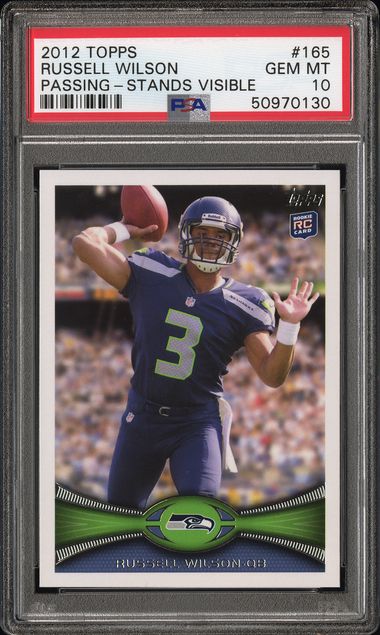 2012 Topps Base #165 Russell Wilson front