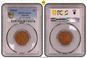 1966(p) 2C w/o SD initials AU53BN