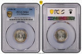 1938-M 20C MS64