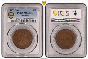 1932 (m) 1D MS62BN