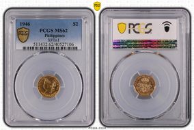 1946 $2 X#Tn1 Honeycutt-1101 MS62