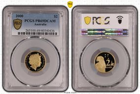 2000 $2 PR69DCAM