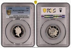 1988 10C PR70DCAM